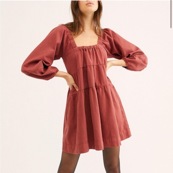 Free People Dresses & Skirts - Free People Lou Jean Babydoll Dress size small